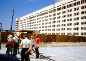 1972 год. Строительство городского противотуберкулезного диспансера на ул. Звёздной